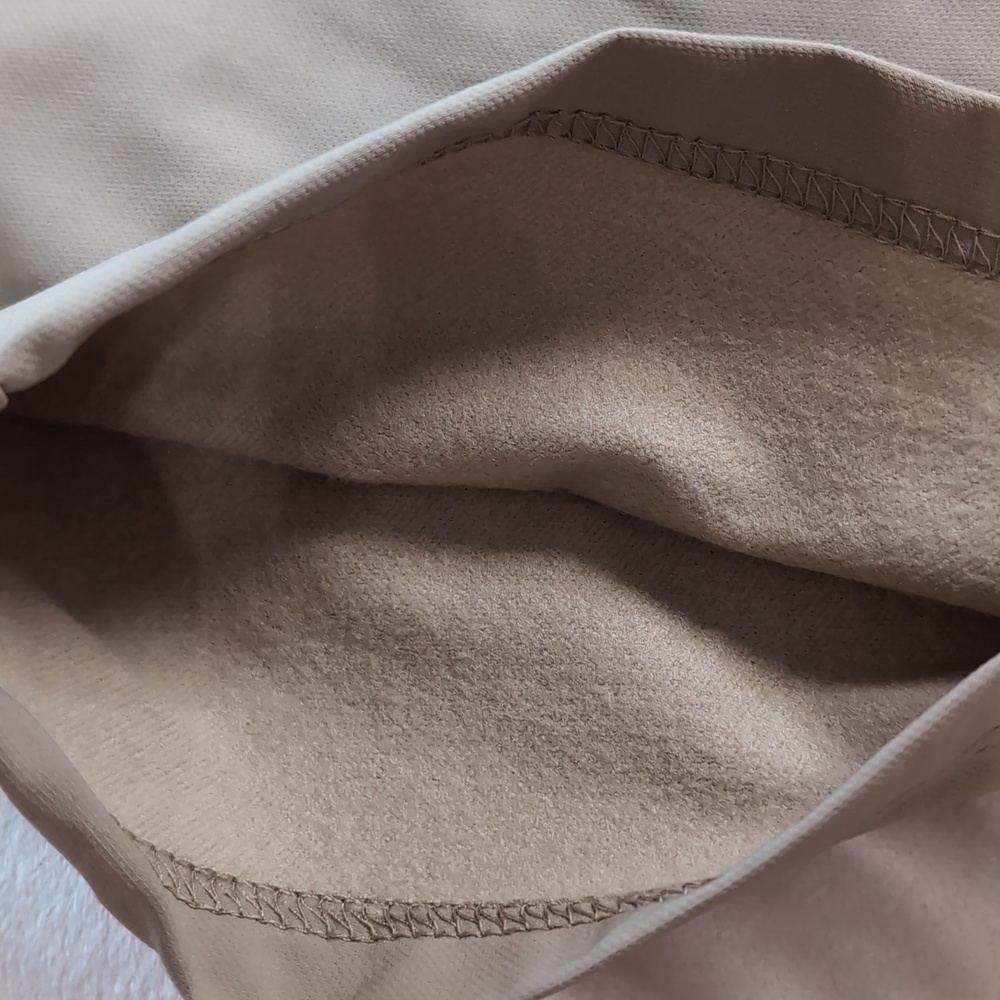 Men's Size 3X Vively Fleece Lined Khaki Elastic Drawstring Waist Athletic Pants - Picture 9 of 12